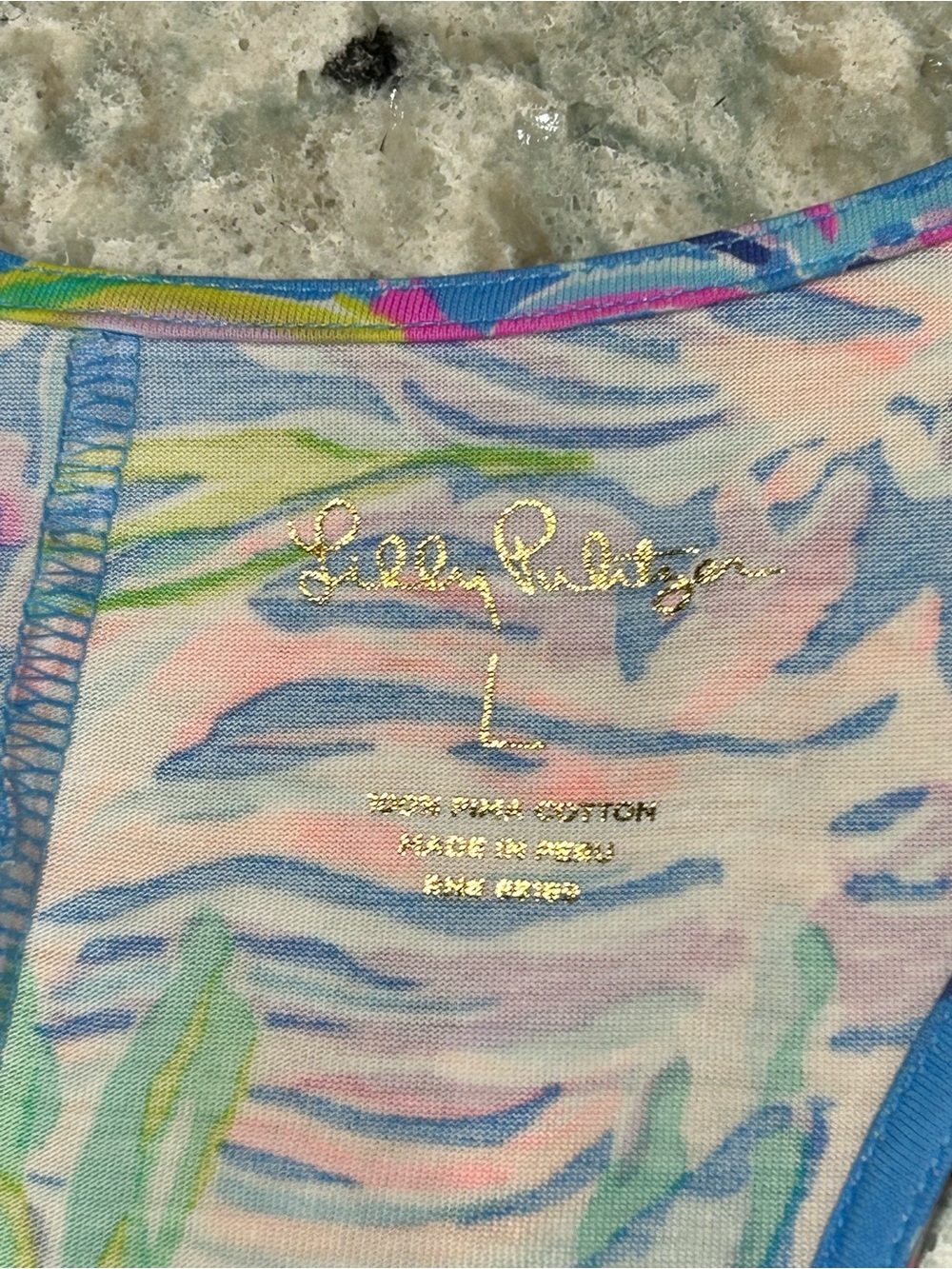 Lilly Pulitzer Blue Tropical Print Maxi Dress - Picture 4 of 9